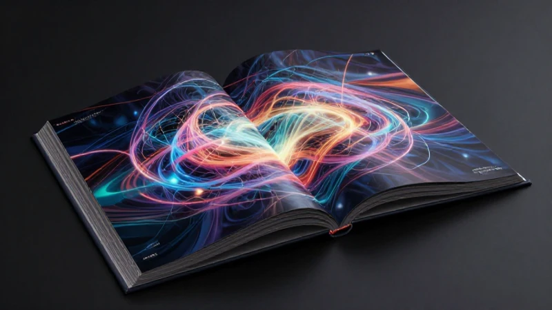 Macrorrelato: Definición, concepto y su impacto literario 4 Manuscrito digital complejo con estilo académico vibrante