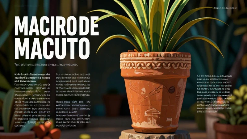 Ilustración educativa moderna de macuto