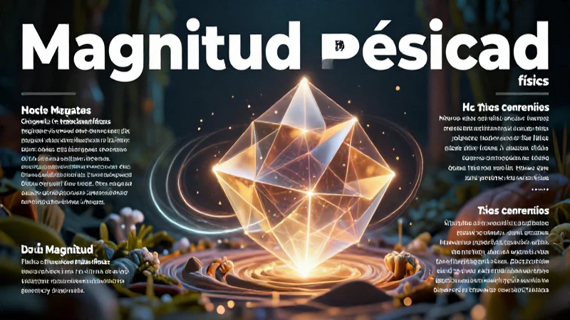 Magnitud física: significado, tipos y ejemplos