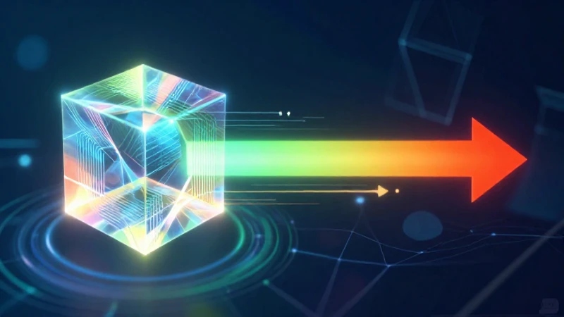 Cubo y flecha ilustran la magnitud del vector