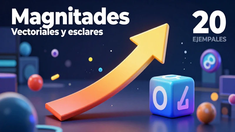 Ilustración dinámica sobre magnitudes vectoriales