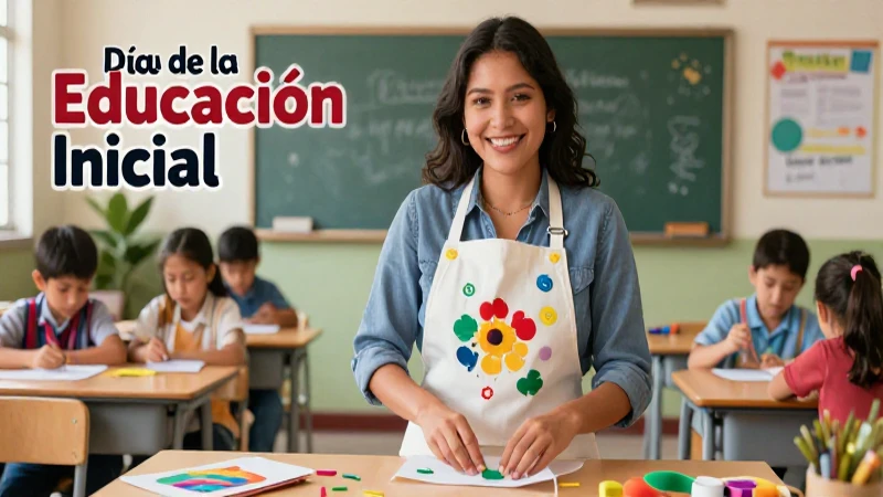 Crea tu mandil creativo para educación inicial