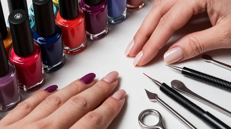Manicuria: Qué es, tipos, definición y concepto básico 4 Herramientas de manicura detalladas con colores vivos
