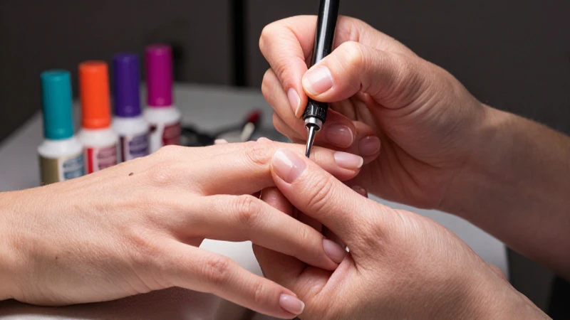 Manicuria: Qué es, tipos, definición y concepto básico 5 Manicurista aplica tratamiento de uñas con elegancia