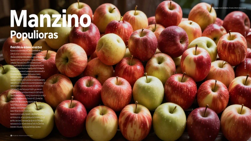 Manzanas variadas: tipos, origen y características