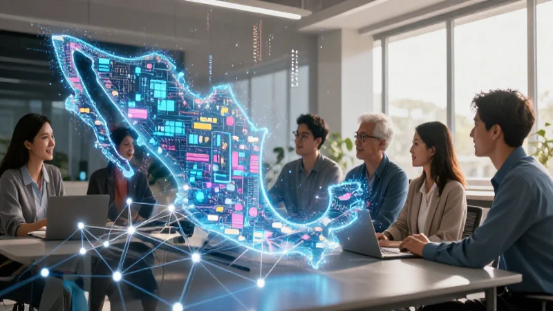 Mapa holográfico de conocimiento educativo moderno