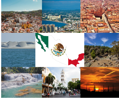 mapa de mexico paisajes y su geografia en aprende en casa 1