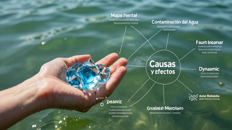 Mapa Mental de la Contaminación del Agua: Causas y Efectos 6 Recursos sobre la contaminación del agua
