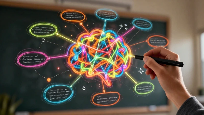 Redes neuronales y mapa mental vibrante