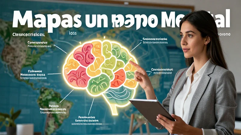 Mapas mentales vibrantes y educativos en el estilo mexicano