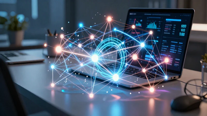 Red de datos vibrante para investigación de mercado