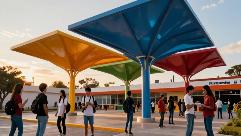 Marquesina: definición, concepto y su importancia actual 6 Marquesinas modernas con diseño vibrante en México
