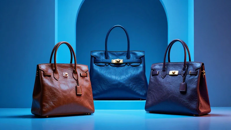 Bolsos de lujo artesanales con luz neón etérea