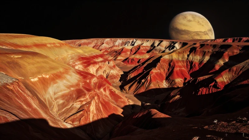Marte: Planeta, características y curiosidades Impresionantes 3 Marte: geología espectacular con paisajes rojos