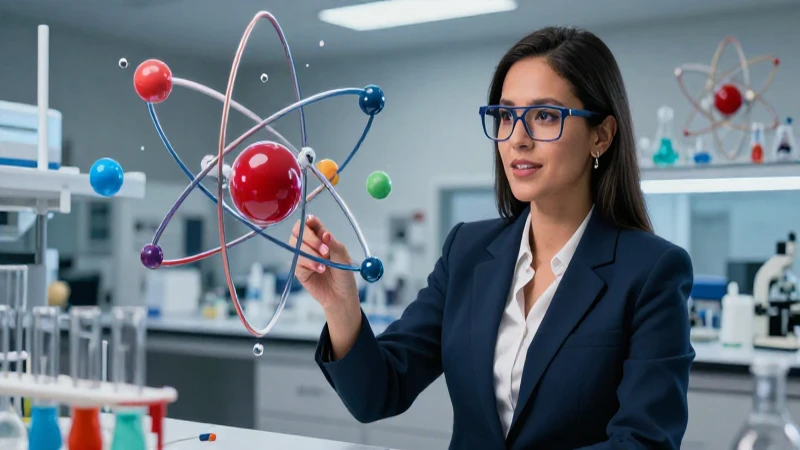 Masa molar: definición, concepto y peso molar explicado 7 Educadora mexicana en laboratorio vibrante