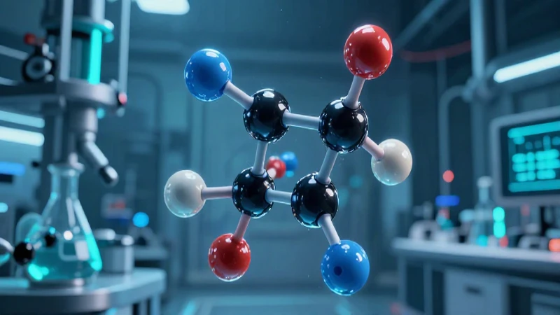 Qué es la masa molecular y su importancia científica 6 Estructura molecular vibrante en laboratorio futurista