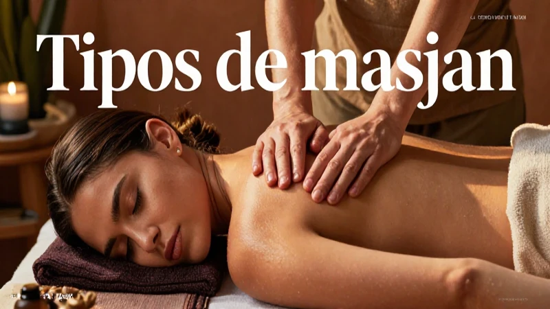 Tipos de masajes: definición, funciones y tipos