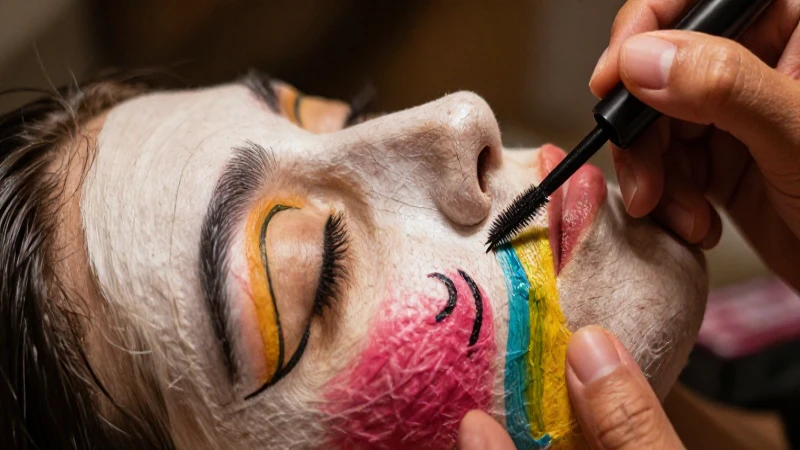 Mascaras de Chinelos de Morelos: Danza y Tradición Rica 5 Artista pinta mascarilla vibrante de Máscara de Chinelo