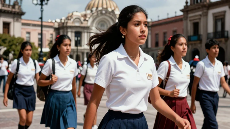 Retrato épico de estudiantes mexicanos de 1968