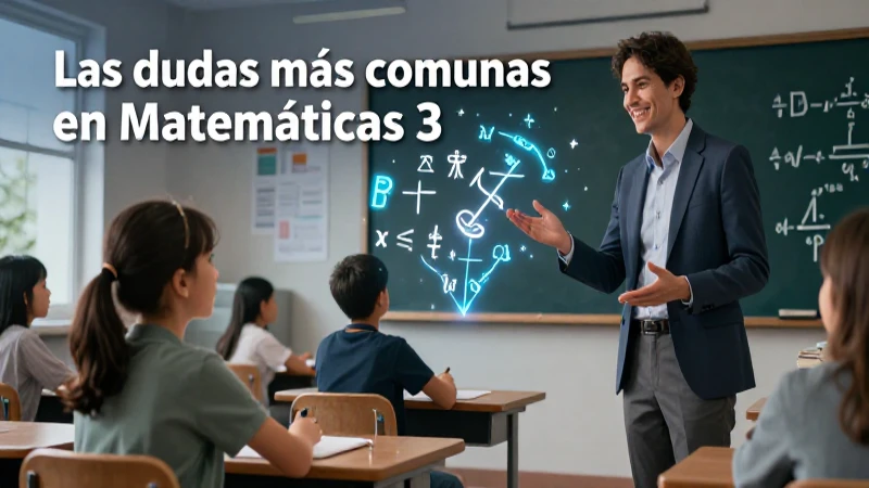 Dudas resueltas en Matemáticas 3: correo del maestro comentado 3 Dudas resueltas en Matemáticas 3