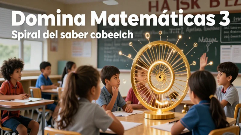 Ilustración educativa sobre la espiral del saber