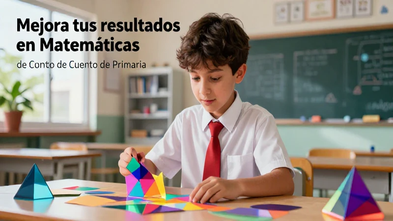 Ilustración profesional de matemáticas para primaria