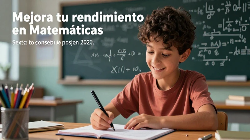 Mejora tu rendimiento en Matemáticas sexto con estos consejos 8 Mantén una actitud positiva para mejorar tus Matemáticas