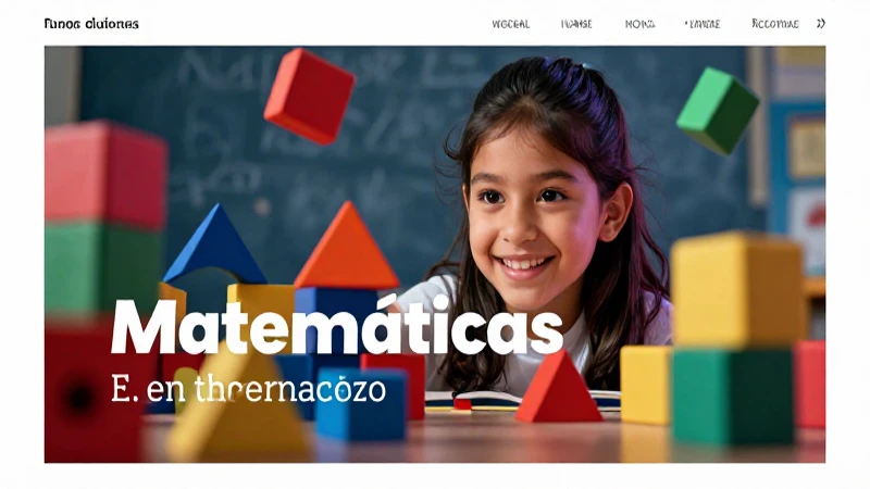 Recurso educativo para mejorar matemáticas