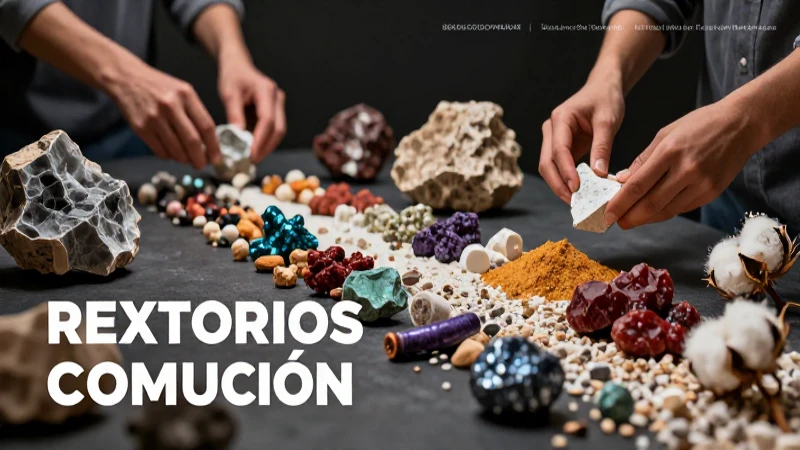 Materias primas: extracción, uso y clasificación visual