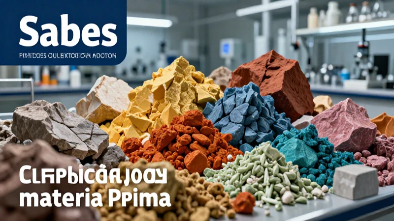 Clasificación de materias primas en proceso productivo