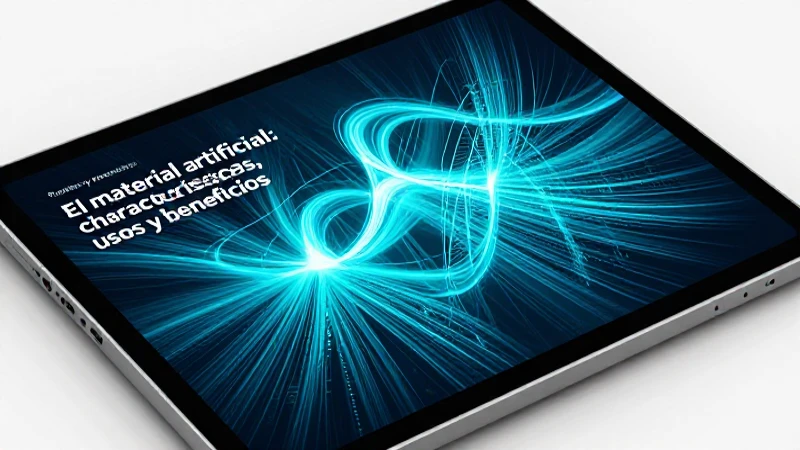 El material artificial: características, usos y beneficios 4 Material artificial: características, usos y beneficios