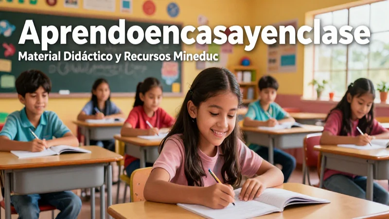Aprendoencasayenclase: Material Didáctico y Recursos Mineduc 4 Material educativo vibrante para aprender