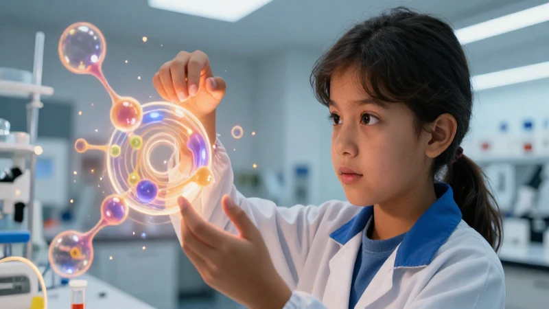 Explora el material gaseoso: propiedades, usos y beneficios 11 Estudiante mexicano estudia moléculas en laboratorio moderno