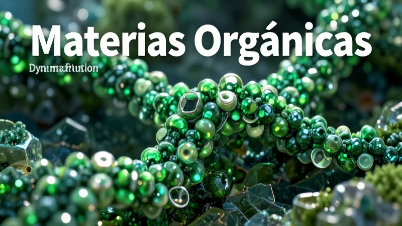 Material inorgánico y 15 Ejemplos de Materias Orgánicas 5 Fusión dinámica de materia orgánica e inorgánica