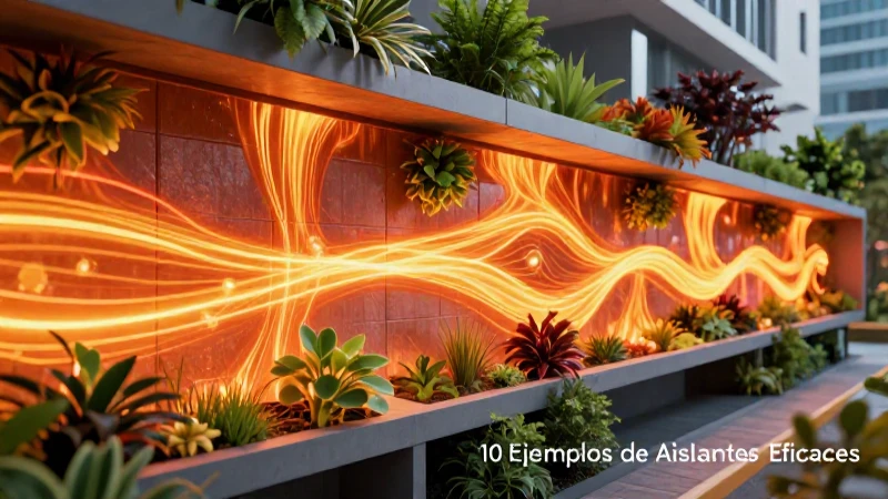 Eficacia de materiales aislantes en edificios