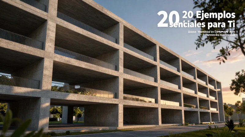 Materiales de construcción: 20 Ejemplos Esenciales para Ti 10 Versatilidad del hormigón en estructuras modernas