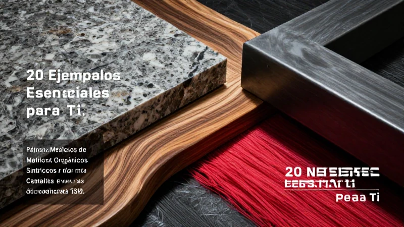 Materiales de construcción: 20 Ejemplos Esenciales para Ti 3 Clasificación de materiales de construcción: pétreos, metálicos, orgánicos y sintéticos