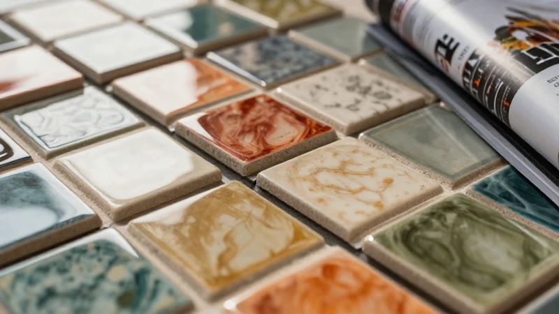 Materiales de construcción: 20 Ejemplos Esenciales para Ti 12 Azulejo cerámico pulido, moderno y vibrante