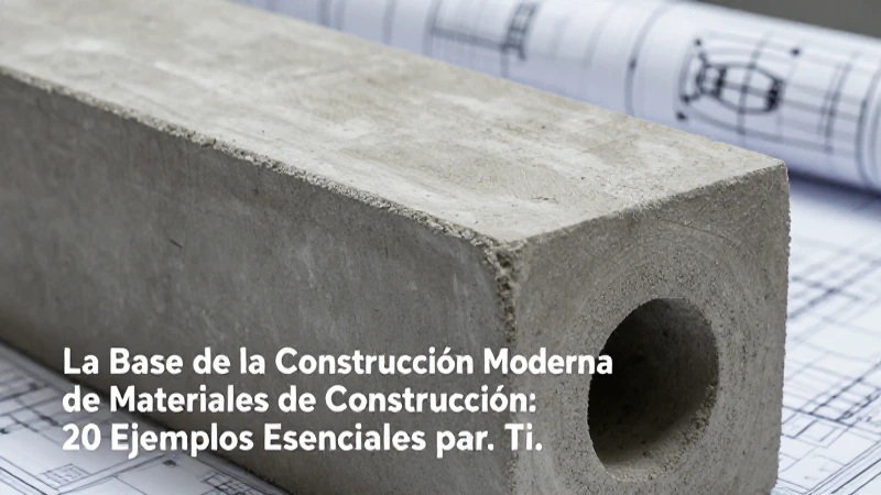 Materiales de construcción: 20 Ejemplos Esenciales para Ti 4 Cemento: bases esenciales de la construcción moderna
