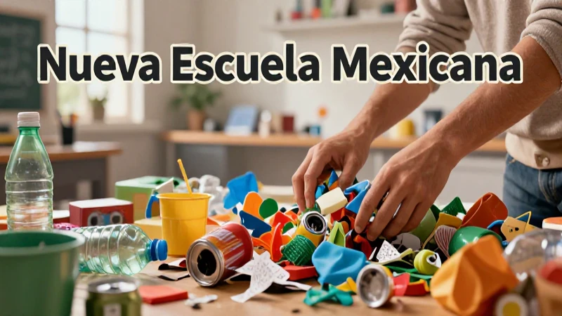 Cuáles son 25 materiales reciclables que podemos usar 12 Reciclaje: manos educando en estudio moderno