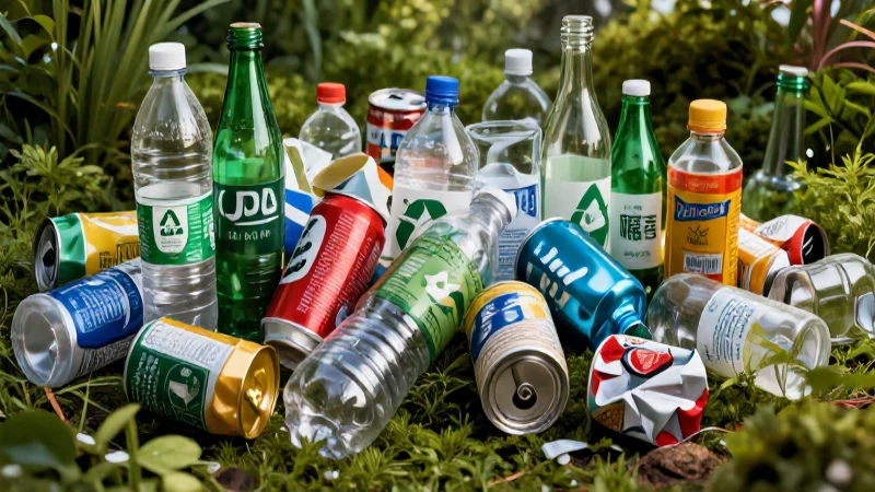 Cuáles son 25 materiales reciclables que podemos usar 6 Reciclaje vibrante en un fondo verde