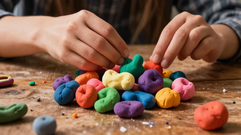 Conoce los mejores materiales temporales para tus proyectos 5 Manos creando figuras de arcilla vibrantes