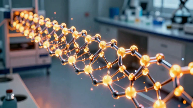 Grano futurista brillante en laboratorio ultra detallado