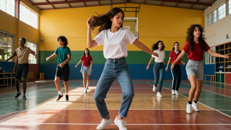 Las materias clave de tercero de secundaria: todo lo que debes saber 5 Estudiante energético dinámico en gimnasio mexicano