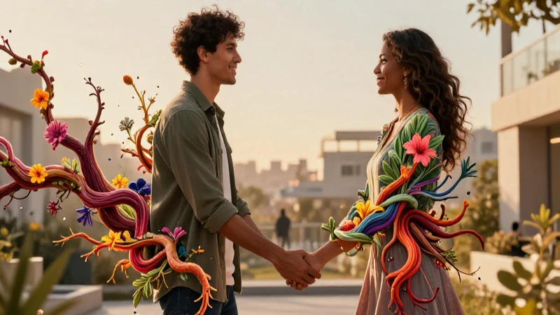 Qué es el matrimonio y qué tipos y características tiene 6 Pareja diversa, ilustración hermosa y moderna