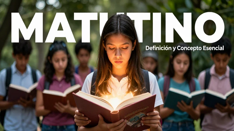 Ilustración de concepto educativo de Matutino