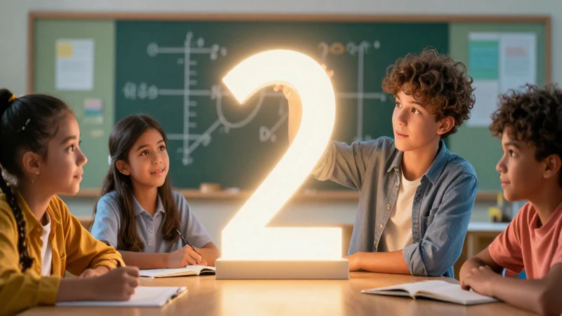 Mayor que: Signos y lectura de mayor y menor en matemáticas 9 Estudiante interactúa con gran símbolo matemático brillante