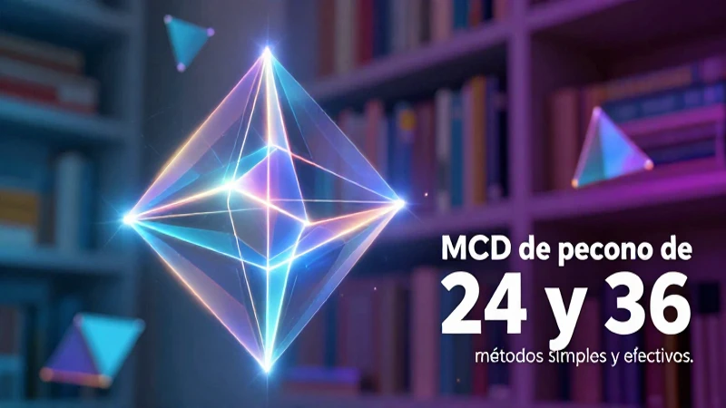 Descubre métodos para calcular el Máximo Común Divisor (MCD)