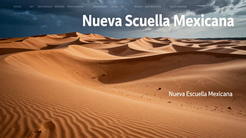 Paisaje de dunas con enfoque educativo vibrante