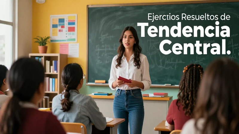 Mediana Ponderada: Ejercicios Resueltos de Tendencia Central 5 Enseñanza de estadística en un entorno moderno